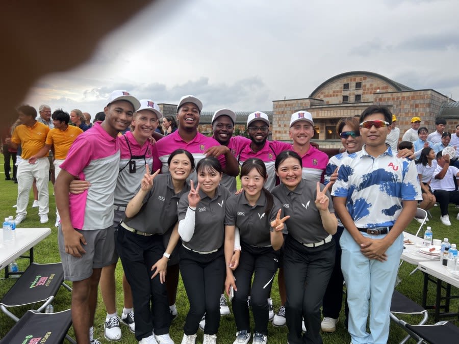 Miles College golf team participating in university league tournament in Japan