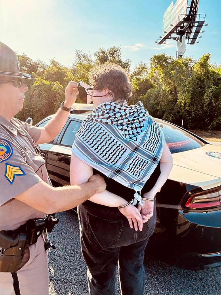 Queers for Palestine block exit to Disney World, infuriating drivers before they’re promptly arrested