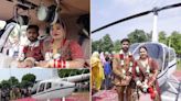 Helicopter 'Baraat': UP Man Thrills Village With Unique Entrance at His Wedding - News18