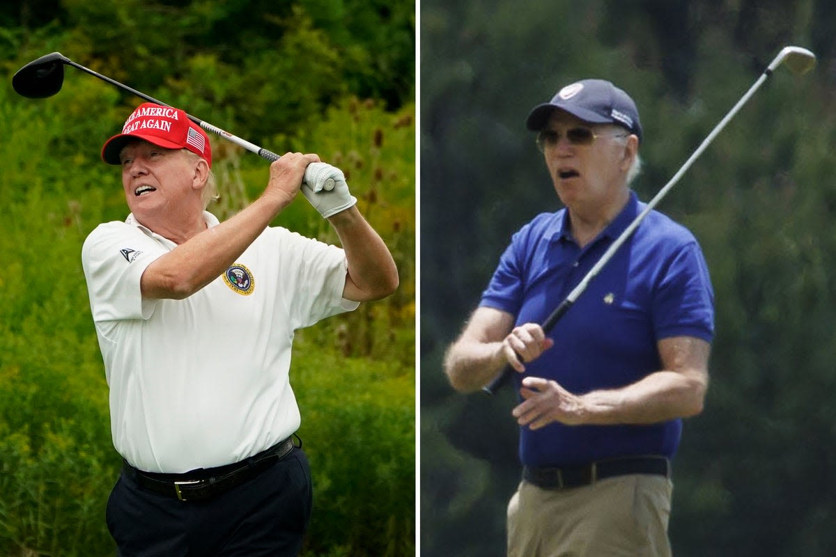 Trump-Biden debate devolves into squabble over golf handicaps