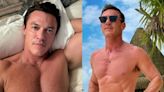 Speedo king Luke Evans is giving his followers an eyeful in his latest thirst trap