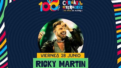 Ricky Martin, invitado especial para celebrar Carnaval de Veracruz