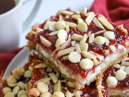 Raspberry White Chocolate Layer Bars Recipe