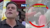 “Pudo pasar una desgracia”: Christian Domínguez protagoniza altercado con reporteros (VIDEO)