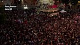 Crowds Gather at Place de la Republique in Paris