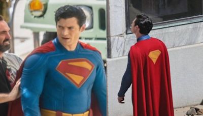 David Corenswet steps into Superman's iconic suit in first set pics