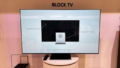 I love this modular 4K TV concept that lets you upgrade specific parts, instead of buying a whole new set