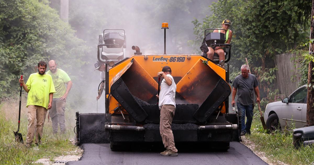 Paving in Huntington begins, prep continues throughout the week