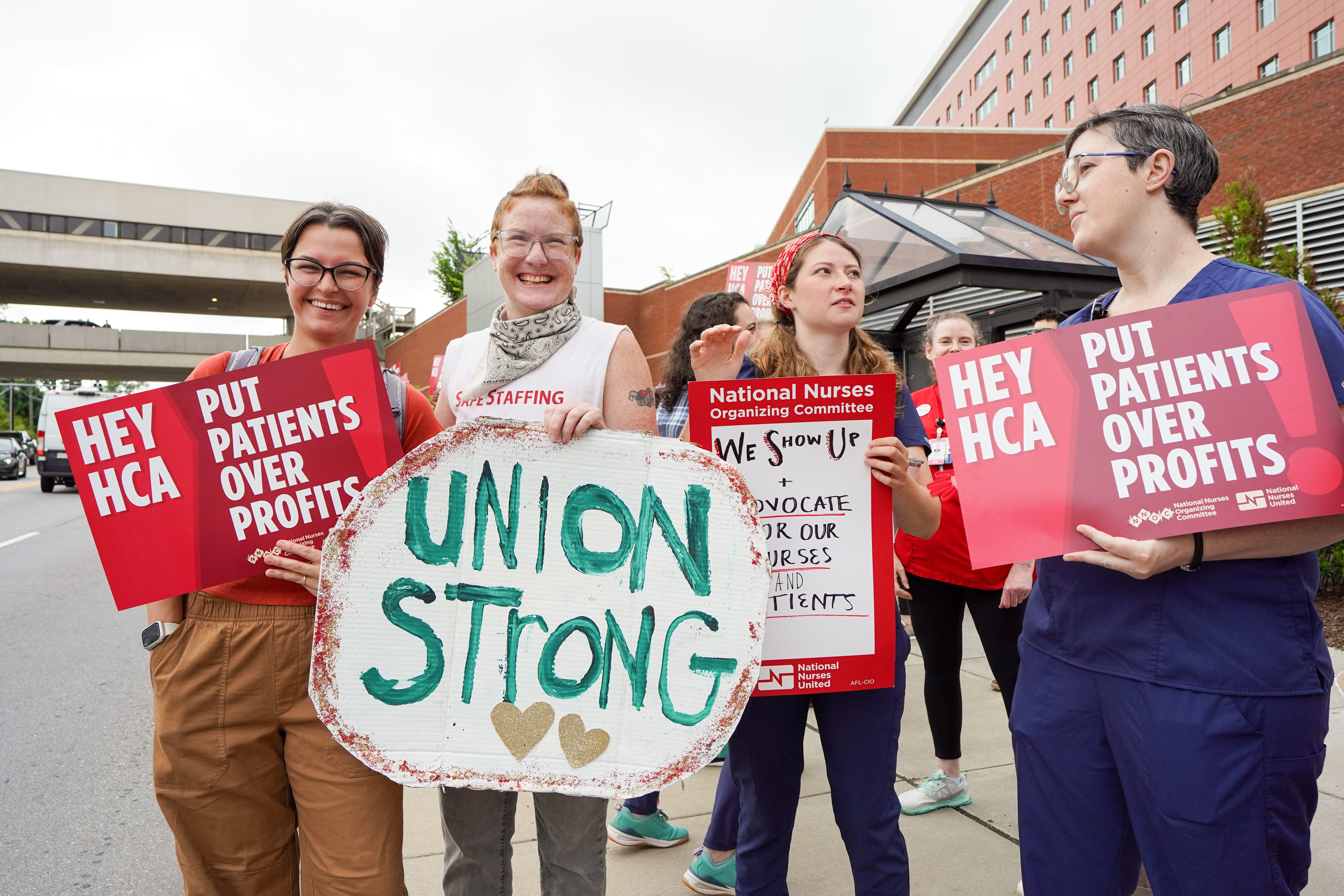 Asheville nurse strike? Mission/HCA 'gave some ground'; groups support nurses with fund