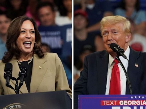 Kamala Harris aventaja a Donald Trump en estados clave