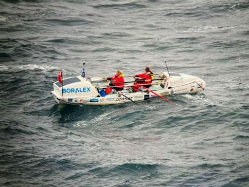 Scottish couple hit amazing milestone in charity row around Great Britain