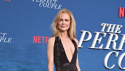 Nicole Kidman Channels Her Inner Vixen in a Crystal Gown With a Diving Neckline