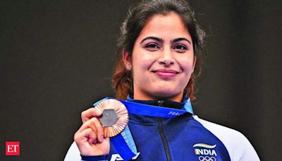 MAN(U) of steel: Manu Bhaker becomes first Indian woman shooter to win a medal at Olympics - The Economic Times