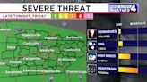 First Alert Forecast: Nice today, strong storm risk tomorrow