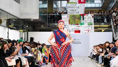 Pro-Palestine activists disrupt Central Saint Martins graduate show