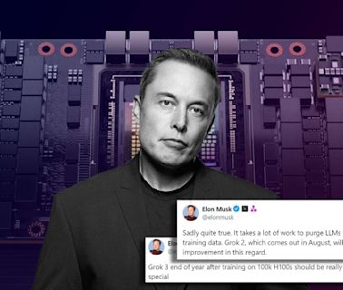 Elon Musk Spills How Many Nvidia Chips Will Train The Next Version Of His AI Chatbot Grok