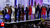 Trump family's united front shines at RNC with Melania, Ivanka & grandchildren on stage - Times of India