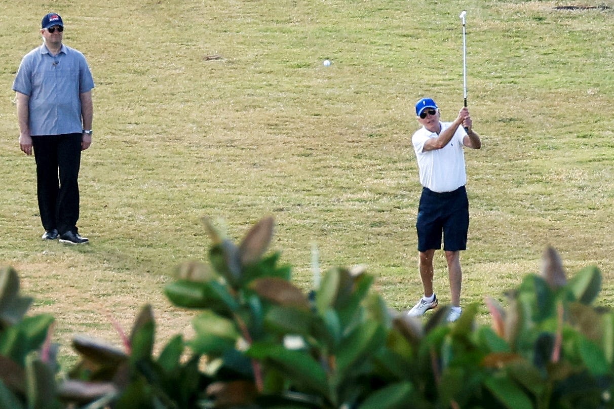 Biden and Trump debating on age, mental fitness spirals into golf challenge