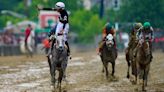 Seize The Grey wins Preakness Stakes as Derby winner Mystik Dan comes in second