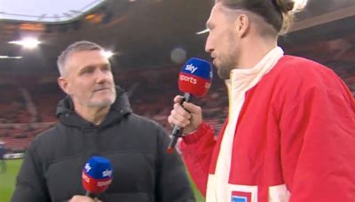 Former Premier League star forced to answer awkward question live on Sky Sports ahead of huge EFL clash