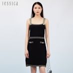 JESSICA - 百搭親膚柔軟舒適針織吊帶洋裝23327W