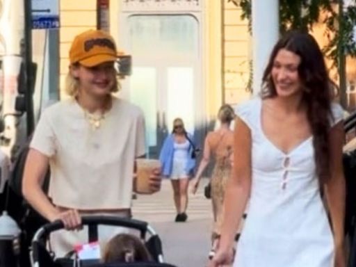 Bella Hadid Elevates the Horse Girl Aesthetic in a Little White Dress and Cowboy Boots