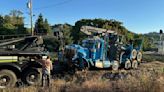 Neither driver injured in Roseburg big rig crash that caused brief power outage