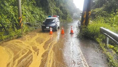 台8線中橫便道禁行 力行產業道中斷