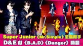 Super Junior《Mr.Simple》全場甩手 D&E獻《B.A.D》《Danger》嗨翻