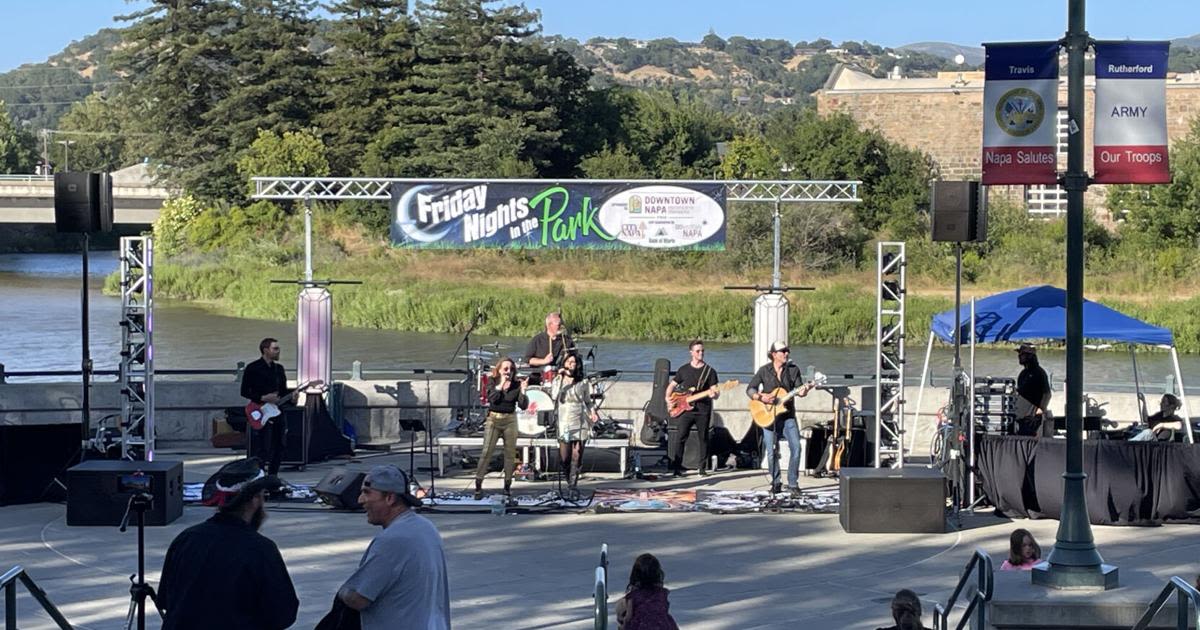 Live music at Friday Nights in the Park returns to downtown Napa