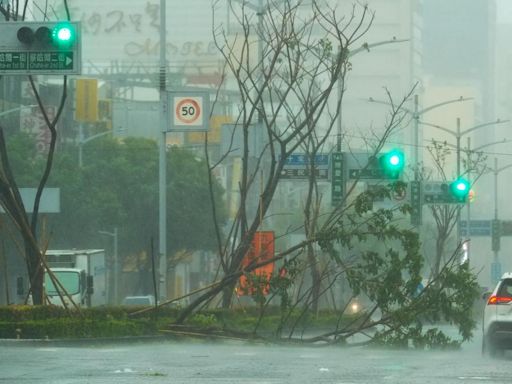 Taiwan hospital fire leaves at least nine dead as typhoon batters island’s south