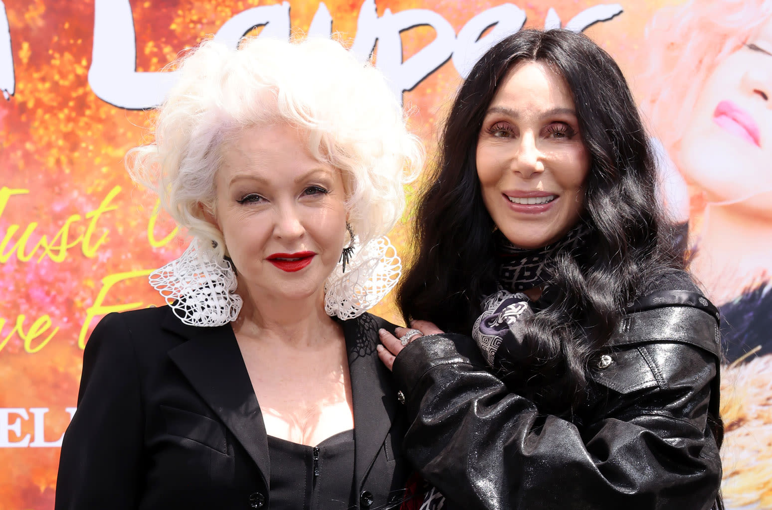 Cyndi Lauper Gets a Hand From Cher At TCL Chinese Theatre Handprint Ceremony