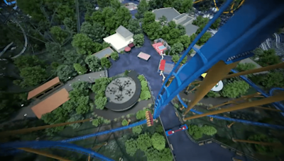 Video shows what it will be like to ride Six Flags Great America's new Wrath of Rakshasa and its terrifying dive