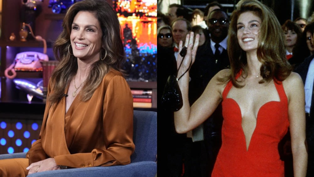 Cindy Crawford Reveals What Happened to Her Iconic 1991 Red Versace Oscars Dress During ‘Watch What Happens Live’ Appearance