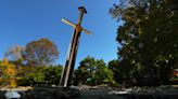 ‘Sword in the Stump’ removed from Wallhaven neighborhood in Akron