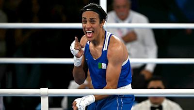 Defiant Imane Khelif dances after cruising into Olympics boxing final