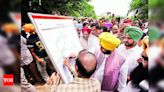 Punjab CM Mann Inspects Site for 150km Malwa Canal Construction | Chandigarh News - Times of India