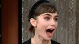 Lily Collins Confesses To Stealing On 'The Late Show' And Now She's In A Pickle