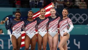 Simone Biles and Team USA earn ‘redemption’ by powering to Olympic gold in women’s gymnastics