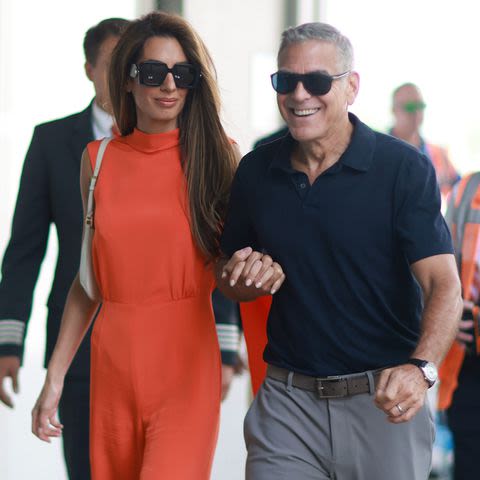 George and Amal Clooney Depart Venice, Plus Queen Camilla, Usher, Jason Schwartzman and More