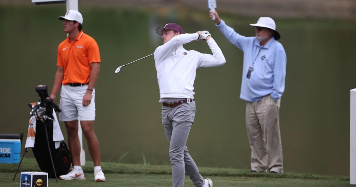 Aggie men's golf team tied for 15th at NCAA Championships
