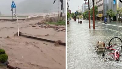 Fuertes lluvias dejan un saldo de cinco desaparecidos en Japón