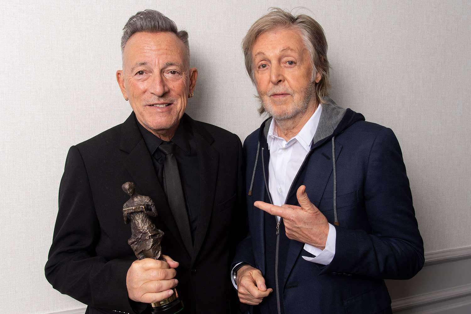 Paul McCartney Roasts Bruce Springsteen at Awards Show: 'He's Never Worked a Day in His Life'