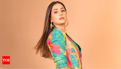 Hina Khan wishes to skip shooting during the first day of her periods, says 'I wish I had an option of not shooting on the first two days..not exaggerating' | - Times of India