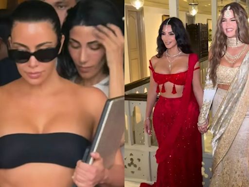 Kim, Khloe Kardashian Bid Adieu To India After Attending Anant Ambani-Radhika MerchantWedding