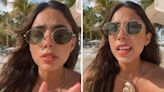 Viral: Influencer de TikTok se queja por tener que ir a un albergue en Cancún por Beryl