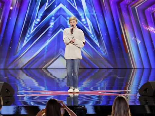 Watch the Golden Buzzer-Earning Performance by This 14-Year-Old Singer on 'AGT'