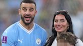 Kyle Walker is welcomed back to £3.5m home he shares with Annie Kilner