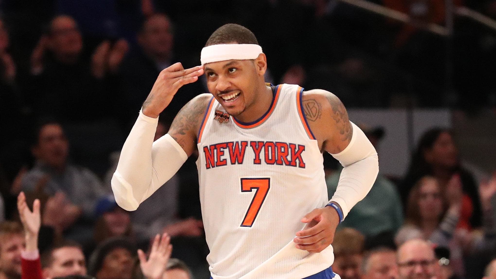 Carmelo Anthony's Viral Post On X After Knicks-76ers Series