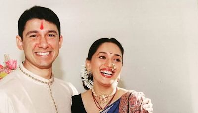 Madhuri Dixit's Husband Surprises Her With Handwritten Letter, Visits 'Dance Deewane' Set With Dog